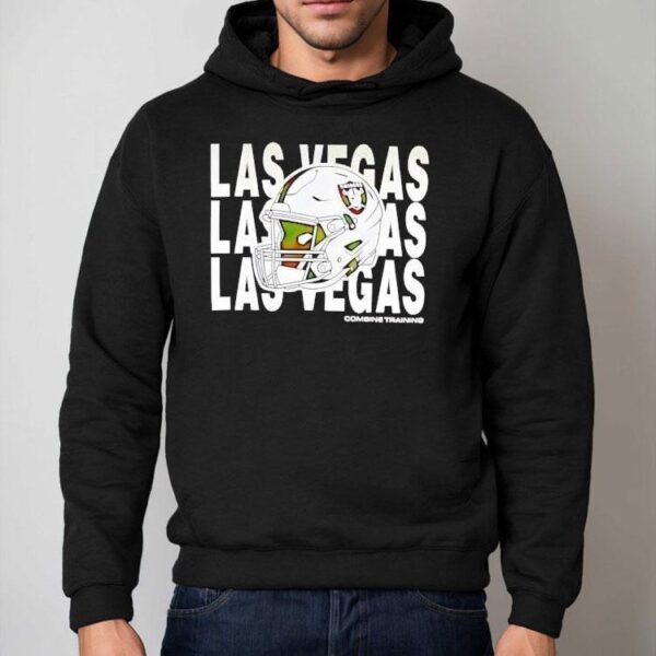 Las Vegas Raiders Repeat Helmet Combine Training 2025 Shirt