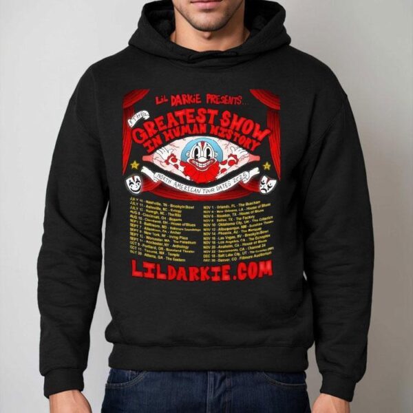 Lil Darkie The Greatest Show In Human History North American Tour Dates 2025 Shirt