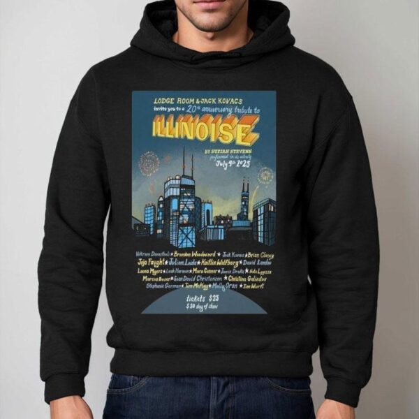 Lodge Room Jack Kovacs 20th Anniversary Tribute To Illinoise 2025 Shirt