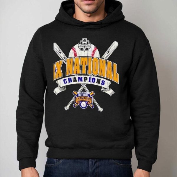 Lsu Tigers Eight-time Ncaa Baseball Men’s College World Series Champions Shirt