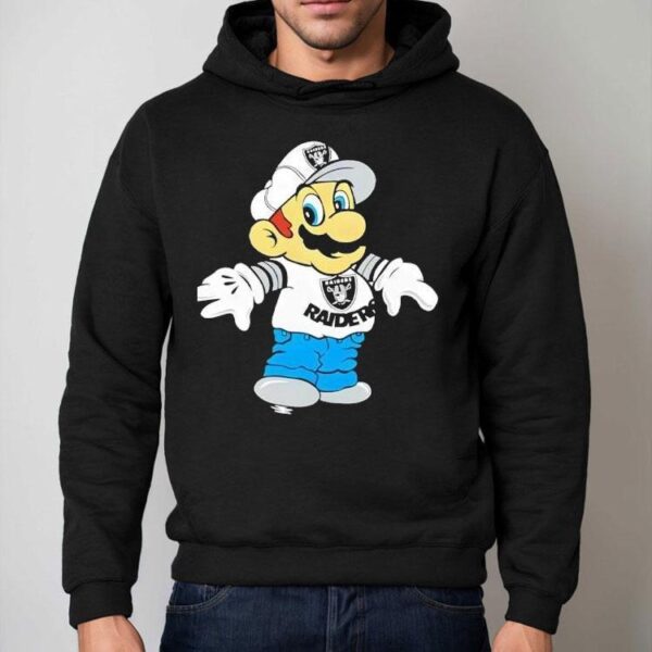 Mario Las Vegas Raiders Logo Shirt