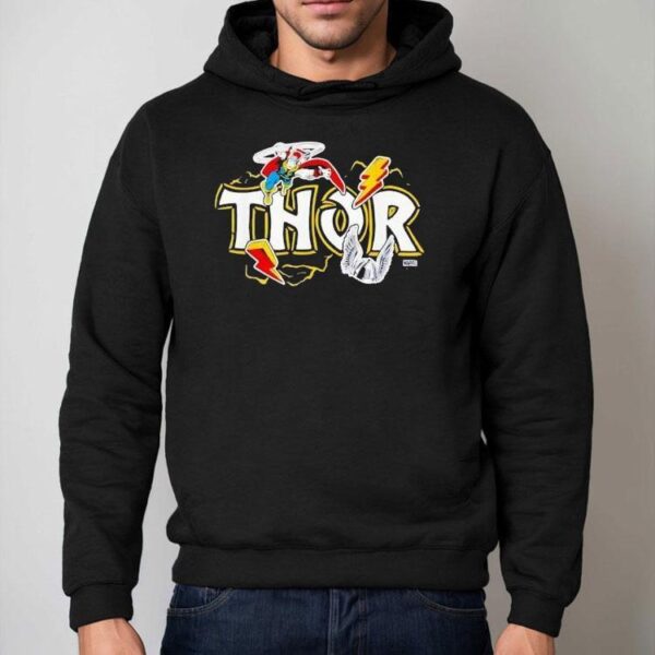 Marvel Thor Dimensional Sticker Motive Shirt