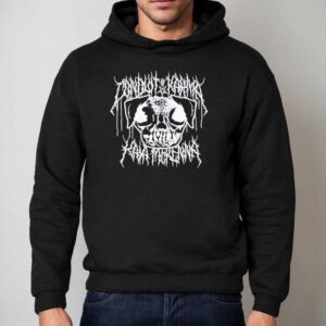 Metal Pug Goddess Hoodie