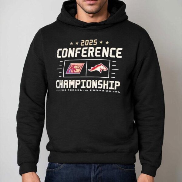 Michigan Panthers X Birmingham Stallions Conference Championship 2025 Shirt