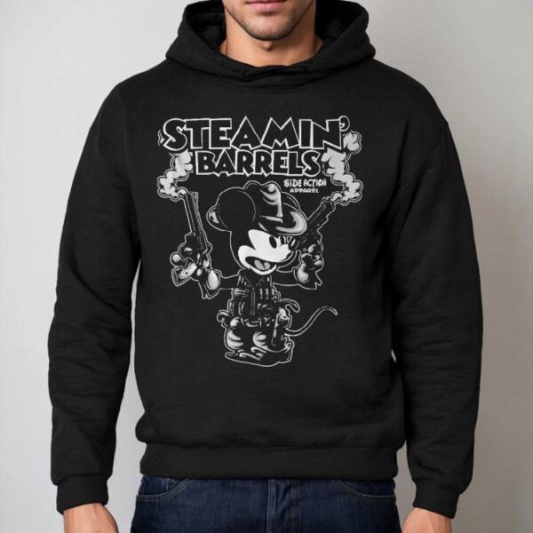 Mickey Mouse Steamin’ Barrels Shirt