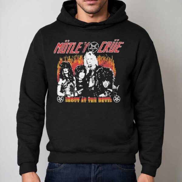 Motley Crue Shout At The Devil Flames Shirt
