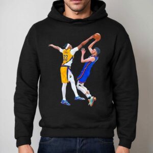 Myles Turner Block Shot Basketball Vintage Style Hoodie