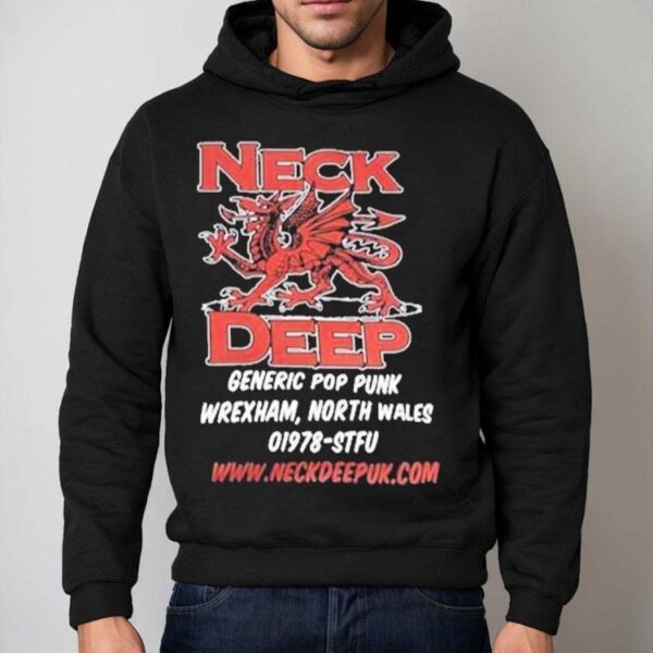 Neck Deep Generic Pop Punk Wrexham North Wales Stfu Shirt