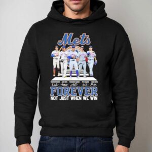 New York Mets Forever Not Just When We Win Road Abbey Signatures Hoodie