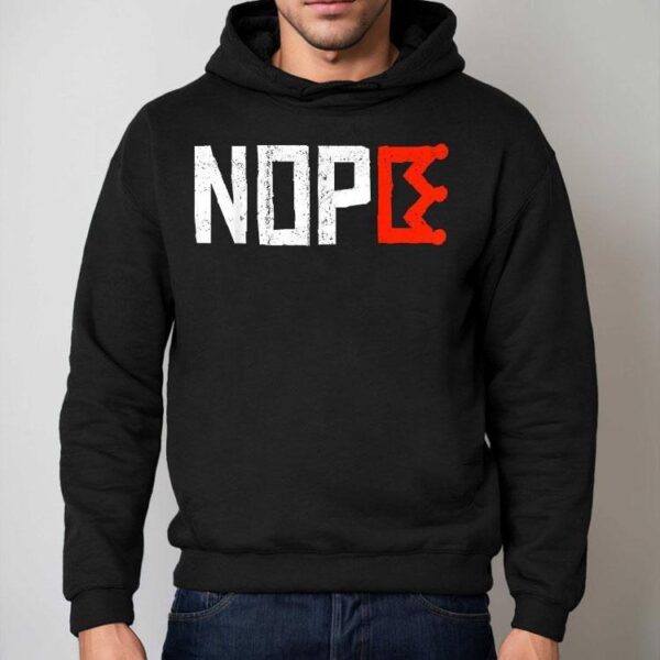 No Kings Nope Protest Sign Horizontal Shirt