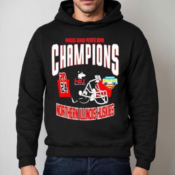 Northern Illinois Huskies Football 2024 Famous Idaho Potato Bowl Champions Ncaa Bowl Games 2024-2025 Shirt
