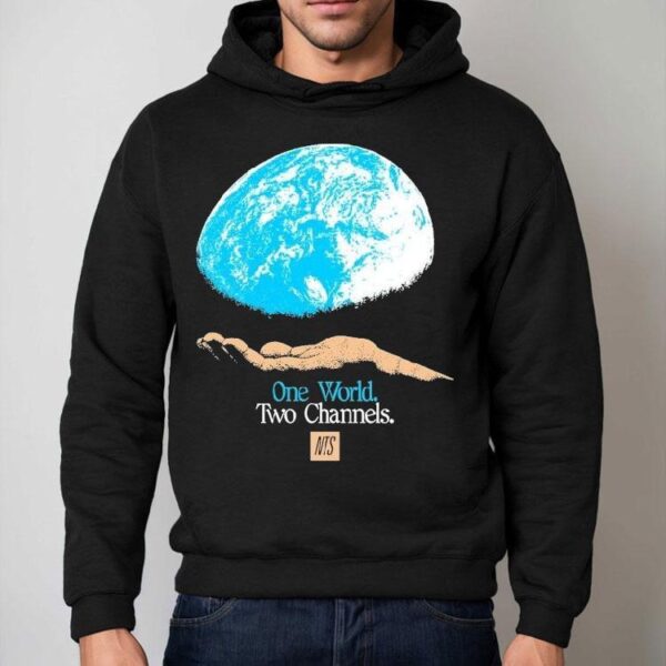 Nts One World Two Channels Hand World Earth Shirt