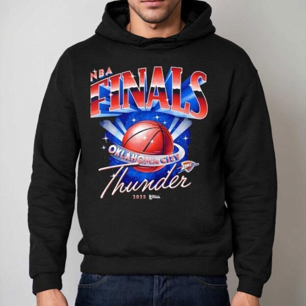 Okc Thunder 2025 Nba Finals Space Shirt