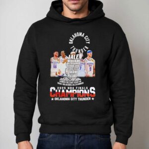 Oklahoma City Thunder Nba Finals Champions Roster Hoodie