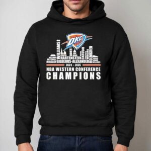 Oklahoma City Thunder Nba Western Conference Champions Unisex Hoodie