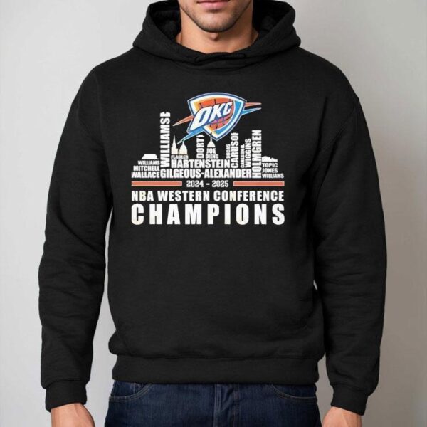 Oklahoma City Thunder Nba Western Conference Champions Unisex Shirt