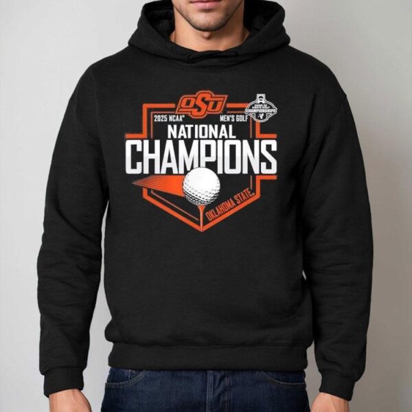 Oklahoma State Cowboys Ncaa Men’s Golf National Champions 2025 Shirt