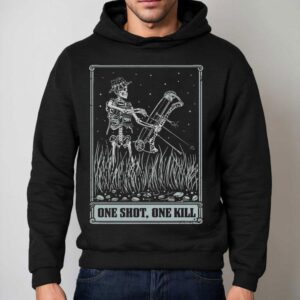 One Shot One Kill Skeleton Hoodie
