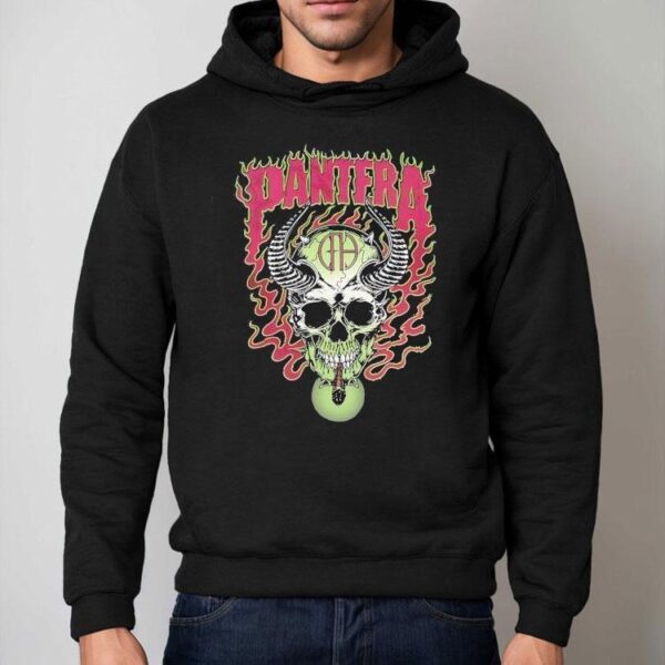 Pantera Skull Smoking Shirt
