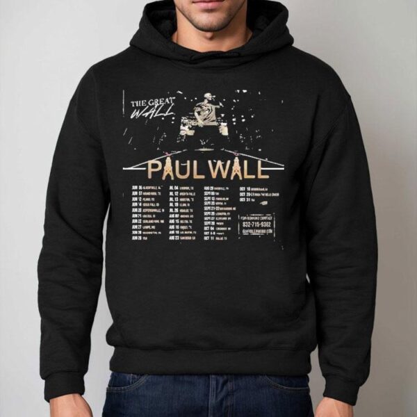Paul Wall The Great Wall Tour 2025 Dates Shirt