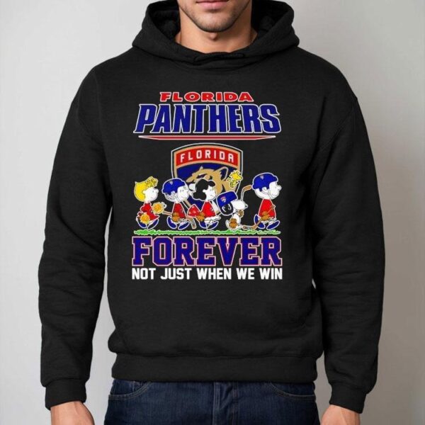 Peanuts Florida Panthers Forever Not Just When We Win Shirt