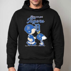 Peanuts Here We Go Detroit Tigers Hoodie