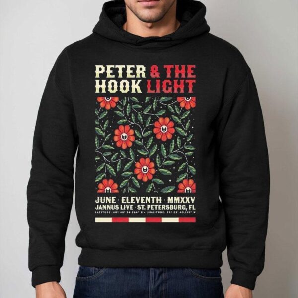 Peter Hook The Light June 11 2025 Saint Petersburg, Fl Shirt