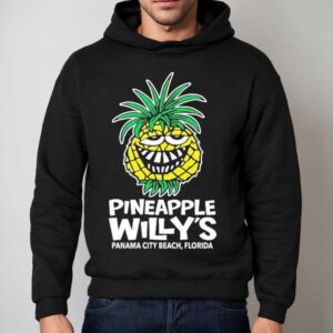 Pineapple Willy S Panama City Beach Florida Sage Face Hoodie