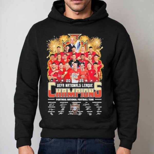 Portugal Football Team Uefa Nations League Champions 2025 Signatures Shirt