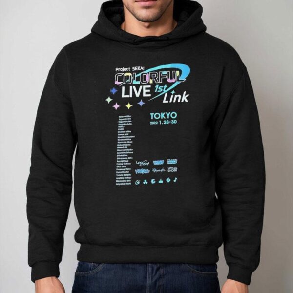 Project Sekai Colorful Live 1st Link Tokyo Shirt