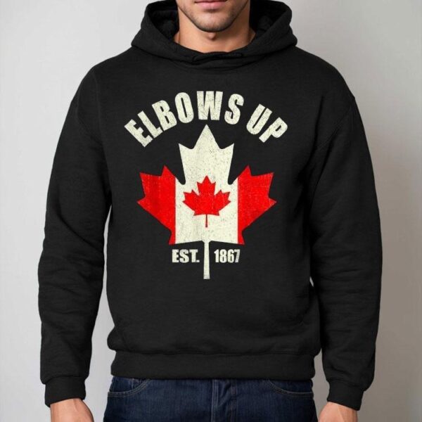 Proud Canadian Strong Elbows Up Canada Est 1867 Shirt