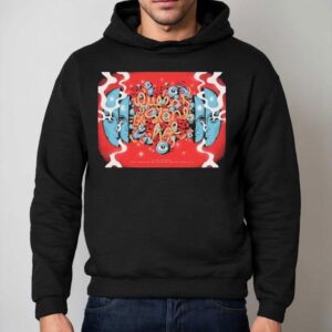 Queen Of The Stone Age Hard Rock Live At Etess Arena On Atlantic City Nj On June In Times New Roman Hoodie