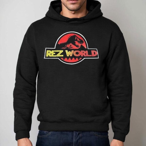 Rez World Style Jurassic Park Logo Shirt