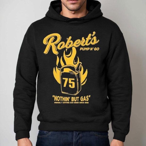 Robert Surez San Diego Padres Robert’s Pump N’ Go Nothin’ But Gas Dead Friar Society Shirt