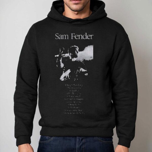 Sam Fender People Watching Tracklist Photo Shirt