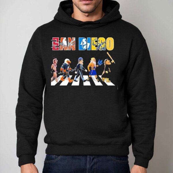 San Diego Sports Team Mascot Abbey Road Shirt