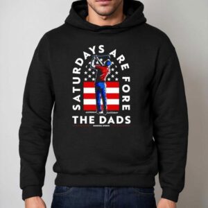 Saturdays Are For The Dads Golfer Usa Pocke Hoodie