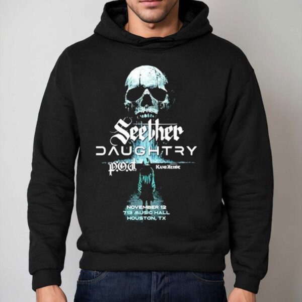 Seether And Daughtry Live Show At 713 Music Hall On November 12 2025 In Houston Texas Shirt