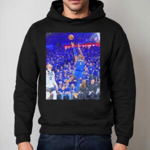 Shai Gilgeous Alexander Oklahoma City Thunder Game Frames Hoodie