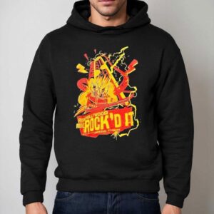 Skeleton Rip Hollywood Ride Rock D It Universal Studios Hoodie