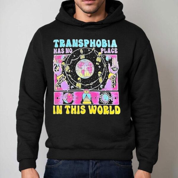 Skeleton Transphobia Has No Place In This World Shirt