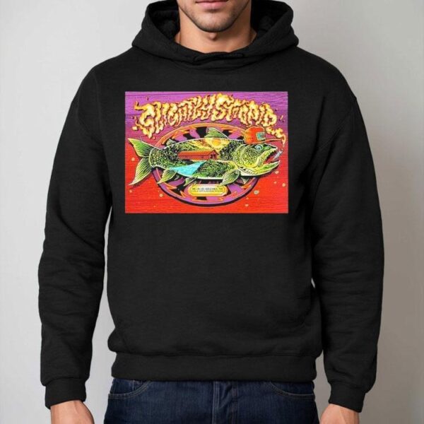 Slightly Stoopid Gilford Hampshire 2025 Gig At Bank Of New Hampshire Pavilion On June 19 2025 Fish Shirt
