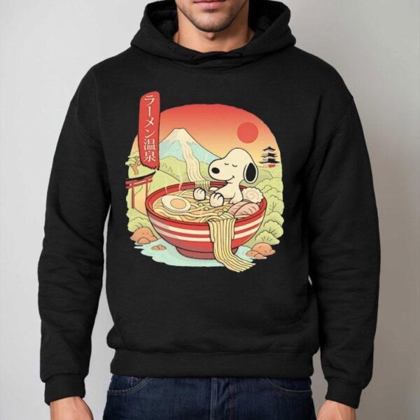 Snoopy In A Warm Bowl Of Ramen Shirt