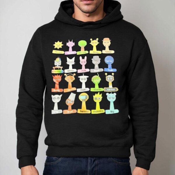 Sprunki Sounds Toys Characters Shirt