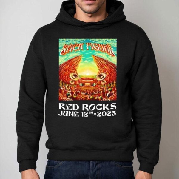 Stick Figure June 12 2025 Red Rocks Shirt