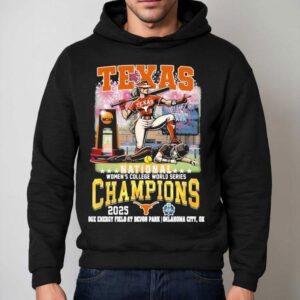 Texas Longhorns Stomp Texas Tech Red Raiders National Women S College World Series Champions Hoodie