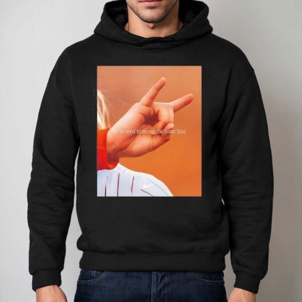 Texas Longhorns We’re Used To Being The Lone Star Hook ’em Hand Shirt