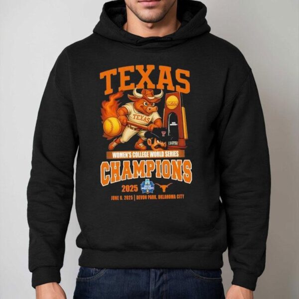 Texas Longhorns Women’s College World Series Champions 2025 Mascot Shirt
