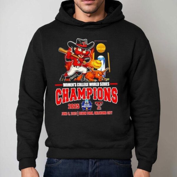 Texas Tech Red Raiders Women’s College World Series Champions 2025 Mascot Shirt