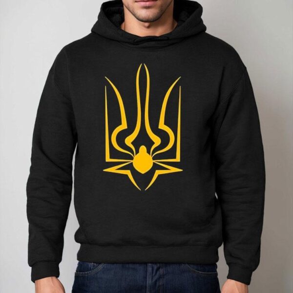 The Coat Of Arms Of Ukraine Spiderweb Shirt